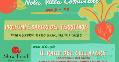 Torna l’appuntamento a Nola con il Mercato della Terra domenica 15 giugno: in Villa Comunale per la spesa buona, pulita e giusta di Slow Food